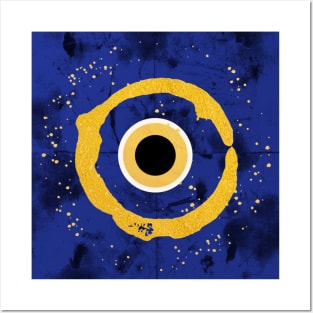 Greek Evil Eye, Protection symbol Posters and Art